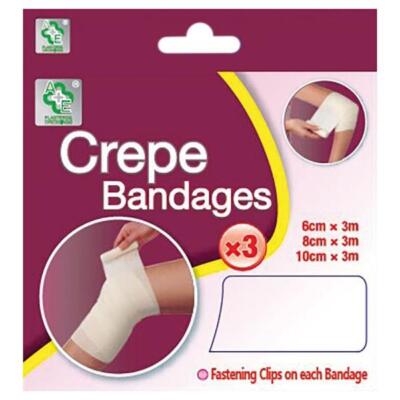 A&E Crepe Bandage (3 Pack)