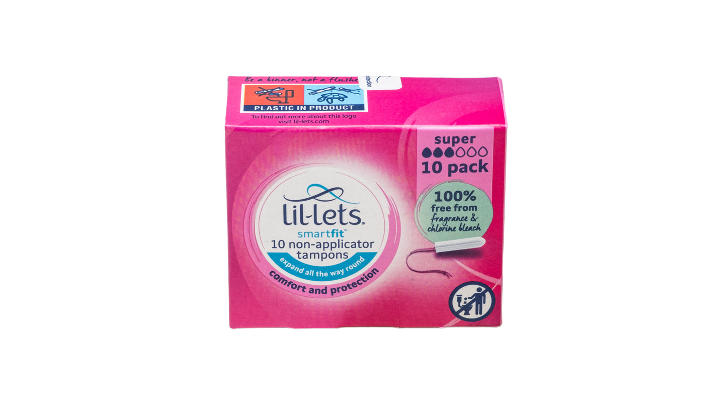 Lil Lets Super Tampons (10 Pack)