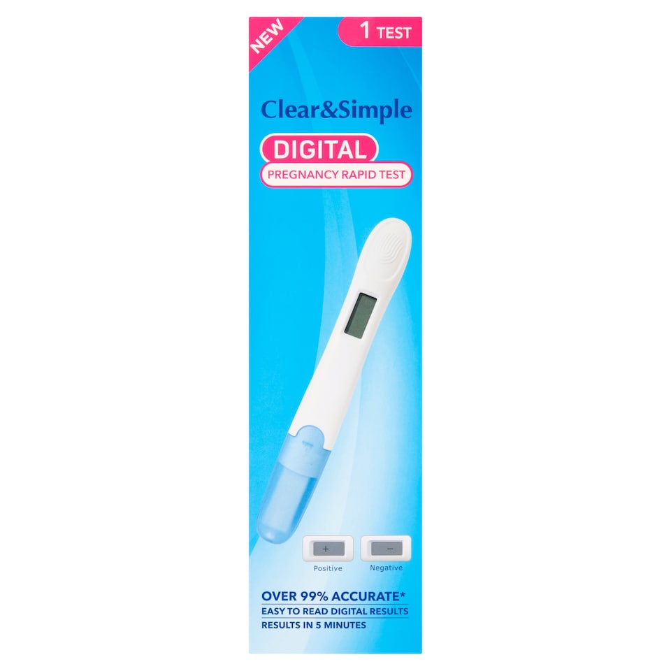 Clear and Simple Digital Pregnancy Test