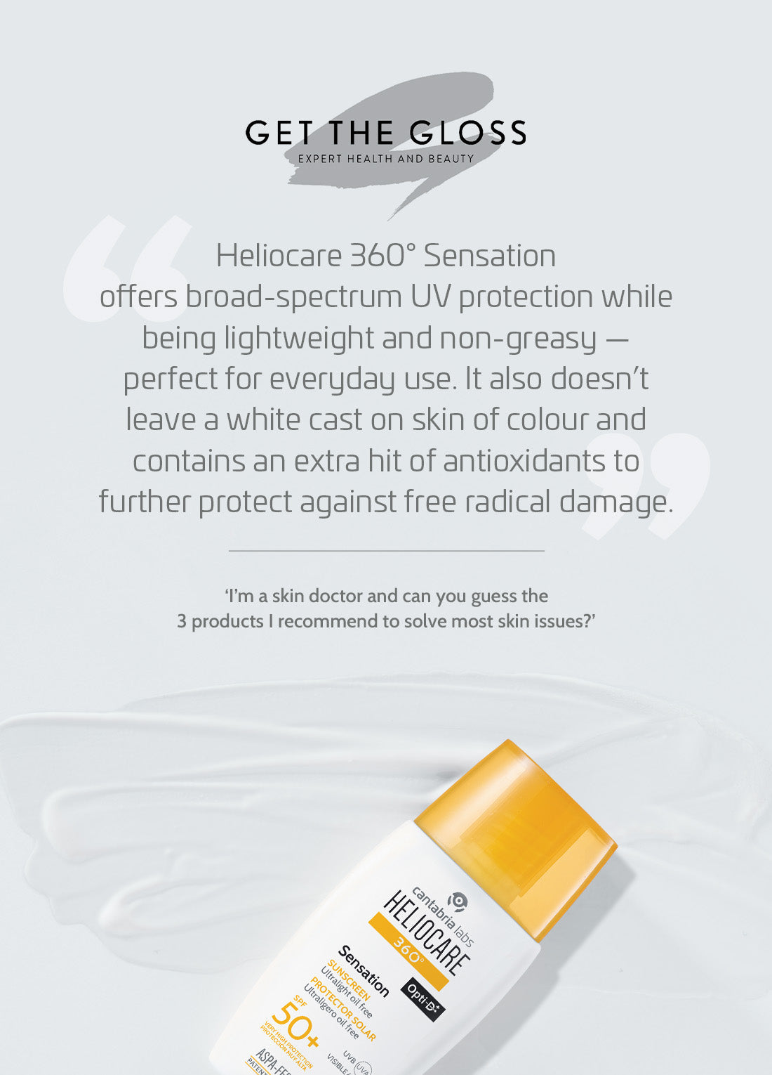 HELIOCARE 360 Sensation SPF50+