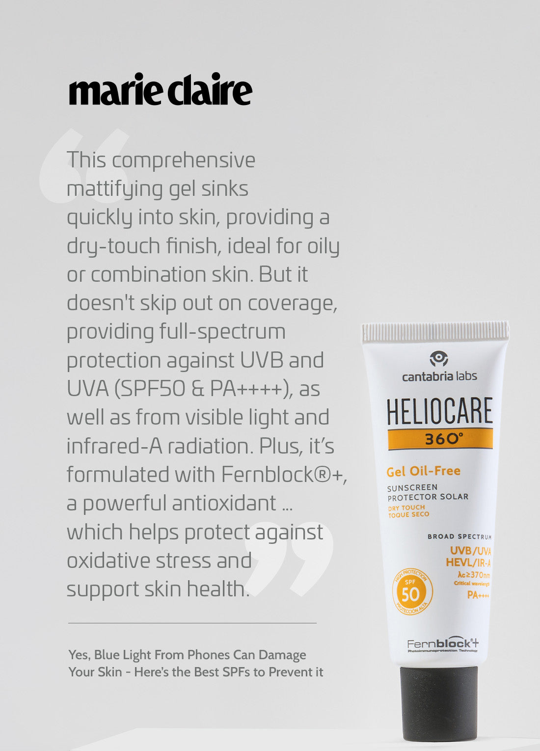 HELIOCARE 360 Gel Oil-Free SPF50